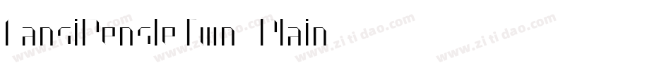 FansiPensleTwo Plain字体转换